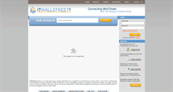 Desktop Screenshot of itwallstreet.com